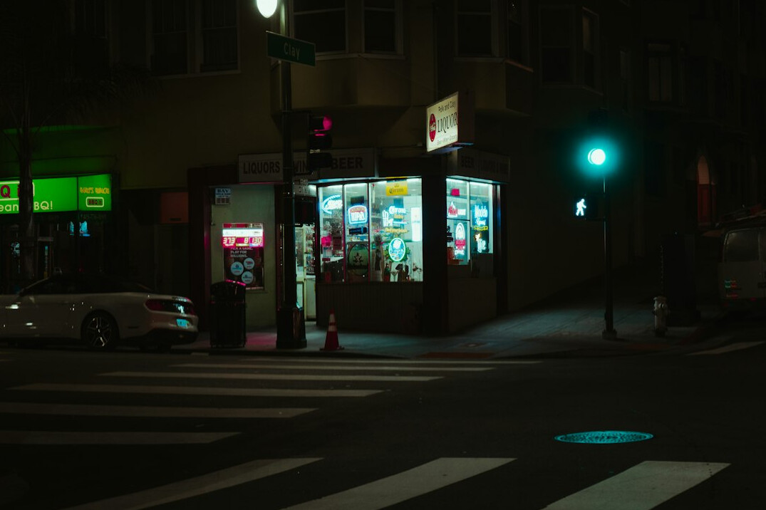 retail store at night