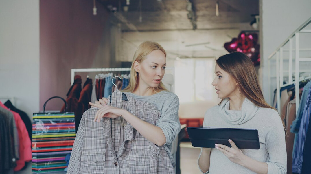 store detective observing customer