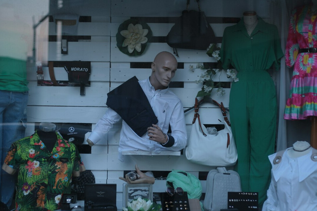 detective in clothing store